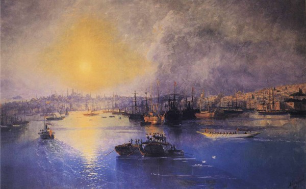 Constantinople Sunset by Ivan Aivazovsky